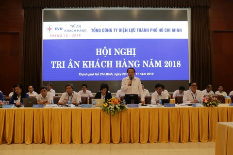 EVN HCMC tổ chức Hội nghị Tri ân khách hàng năm 2018 - Ảnh 1. EVN HCMC tổ chức Hội nghị Tri ân khách hàng năm 2018 - Ảnh 1.