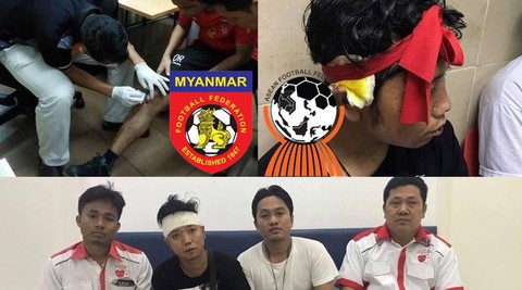 Cổ động viên bị tấn công, Myanmar gửi đơn kiện lên AFF - Ảnh 1. Cổ động viên bị tấn công, Myanmar gửi đơn kiện lên AFF - Ảnh 1.