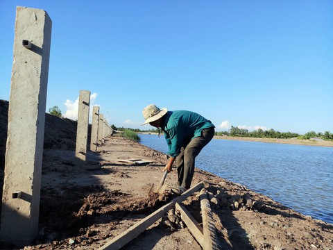Bến Tre đưa vào sử dụng hồ chứa nước ngọt 1 triệu m3 đầu tiên - Ảnh 3. Bến Tre đưa vào sử dụng hồ chứa nước ngọt 1 triệu m3 đầu tiên - Ảnh 3.