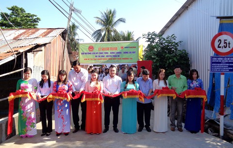 Vietbank tài trợ xây cầu bêtông tại Sóc Trăng - Ảnh 1. Vietbank tài trợ xây cầu bêtông tại Sóc Trăng - Ảnh 1.