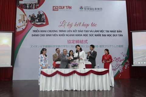 ĐH Duy Tân hợp tác đào tạo điều dưỡng với Tập đoàn SEIREI, Nhật Bản - Ảnh 1. ĐH Duy Tân hợp tác đào tạo điều dưỡng với Tập đoàn SEIREI, Nhật Bản - Ảnh 1.
