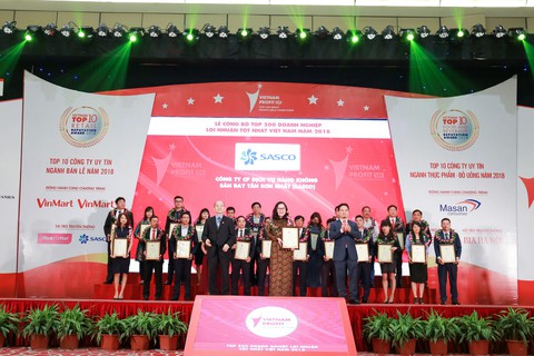 SASCO liên tiếp đón nhận các Giải thưởng uy tín năm 2018 - Ảnh 1. SASCO liên tiếp đón nhận các Giải thưởng uy tín năm 2018 - Ảnh 1.