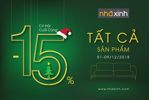 Đón Giáng Sinh với ưu đãi hấp dẫn từ nội thất Nhà Xinh - Ảnh 1. Đón Giáng Sinh với ưu đãi hấp dẫn từ nội thất Nhà Xinh - Ảnh 1.