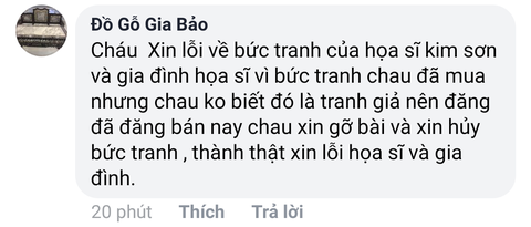 Người bán tranh giả của Nam Sơn xin lỗi và sẽ hủy tranh - Ảnh 2. Người bán tranh giả của Nam Sơn xin lỗi và sẽ hủy tranh - Ảnh 2.