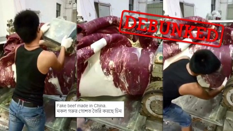 Thực hư video làm thịt bò giả của Trung Quốc đang được chia sẻ mạnh - Ảnh 1. Thực hư video làm thịt bò giả của Trung Quốc đang được chia sẻ mạnh - Ảnh 1.