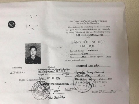 Nghi vấn phó chủ tịch hiệp hội chống hàng giả dùng bằng giả - Ảnh 1. Nghi vấn phó chủ tịch hiệp hội chống hàng giả dùng bằng giả - Ảnh 1.