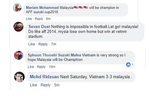 Hòa Việt Nam, CĐV Malaysia khen nức nở cầu thủ đội nhà - Ảnh 2. Hòa Việt Nam, CĐV Malaysia khen nức nở cầu thủ đội nhà - Ảnh 2.