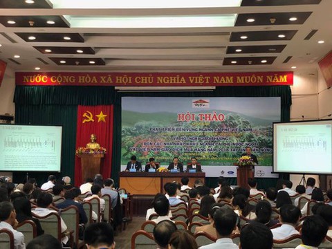 Giảm xuất khẩu cà phê nhân, tăng sản lượng rang xay và hòa tan - Ảnh 1. Giảm xuất khẩu cà phê nhân, tăng sản lượng rang xay và hòa tan - Ảnh 1.
