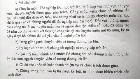 Thanh Hóa bị tuýt còi vì phân biệt đối xử bằng chính quy, tại chức - Ảnh 2. Thanh Hóa bị tuýt còi vì phân biệt đối xử bằng chính quy, tại chức - Ảnh 2.