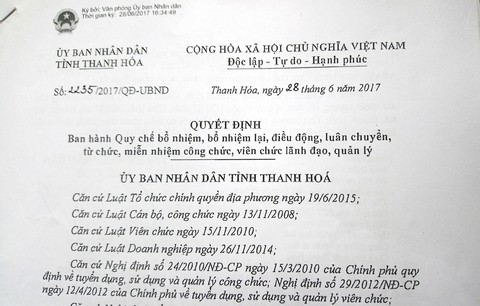 Thanh Hóa bị tuýt còi vì phân biệt đối xử bằng chính quy, tại chức - Ảnh 1. Thanh Hóa bị tuýt còi vì phân biệt đối xử bằng chính quy, tại chức - Ảnh 1.