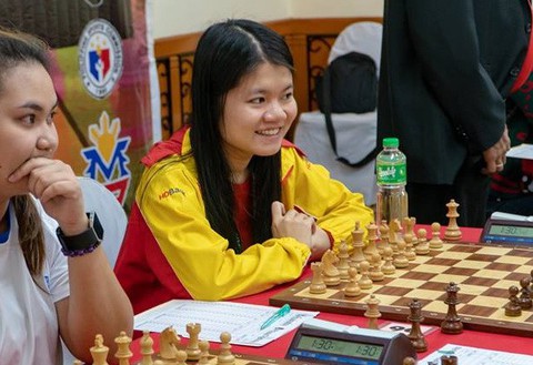 Vợ chồng Trường Sơn - Thảo Nguyên vươn lên tốp đầu giải châu Á - Ảnh 1. Vợ chồng Trường Sơn - Thảo Nguyên vươn lên tốp đầu giải châu Á - Ảnh 1.
