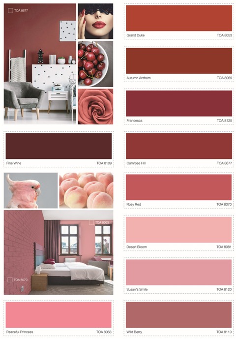 Xu hướng sắc màu năm 2019 - TOA The Color Story - Ảnh 2. Xu hướng sắc màu năm 2019 - TOA The Color Story - Ảnh 2.