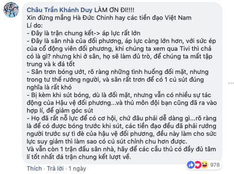 Dân mạng xót xa khi Đức Chinh bị chê trách - Ảnh 3. Dân mạng xót xa khi Đức Chinh bị chê trách - Ảnh 3.