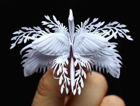 Ngắm những chú hạc giấy origami đẹp ngỡ ngàng - Ảnh 3. Ngắm những chú hạc giấy origami đẹp ngỡ ngàng - Ảnh 3.