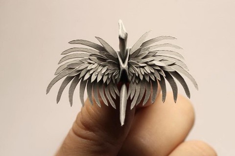 Ngắm những chú hạc giấy origami đẹp ngỡ ngàng - Ảnh 9. Ngắm những chú hạc giấy origami đẹp ngỡ ngàng - Ảnh 9.