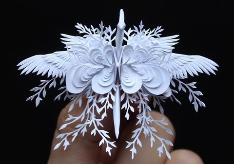 Ngắm những chú hạc giấy origami đẹp ngỡ ngàng - Ảnh 23.