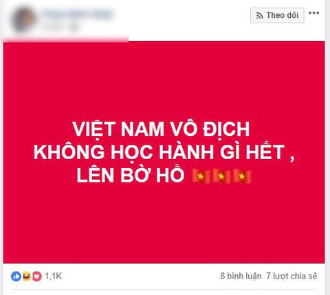 Dân mạng Việt Nam đang sướng rơn trong đêm vô địch! - Ảnh 2. Dân mạng Việt Nam đang sướng rơn trong đêm vô địch! - Ảnh 2.