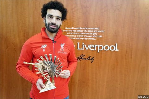 Salah đoạt danh hiệu Cầu thủ châu Phi xuất sắc nhất năm 2018 - Ảnh 1. Salah đoạt danh hiệu Cầu thủ châu Phi xuất sắc nhất năm 2018 - Ảnh 1.