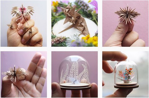 Ngắm những chú hạc giấy origami đẹp ngỡ ngàng - Ảnh 15.