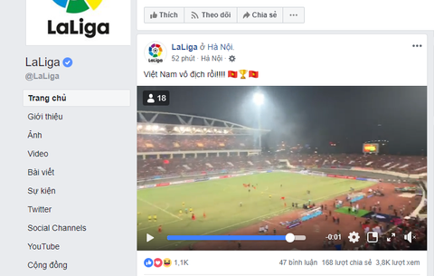 La Liga, Bundesliga và thế giới chức mừng tuyển Việt Nam - Ảnh 1. La Liga, Bundesliga và thế giới chức mừng tuyển Việt Nam - Ảnh 1.