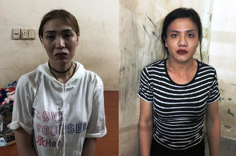 Bắt hai nam thanh niên giả gái ‘đi bão’ để cướp giật tài sản - Ảnh 1. Bắt hai nam thanh niên giả gái ‘đi bão’ để cướp giật tài sản - Ảnh 1.