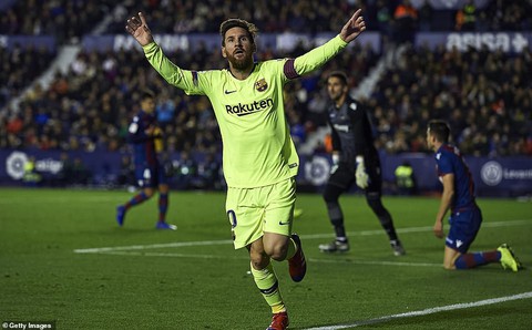 Messi lập hat-trick, Barcelona nhấn chìm Levante - Ảnh 2. Messi lập hat-trick, Barcelona nhấn chìm Levante - Ảnh 2.