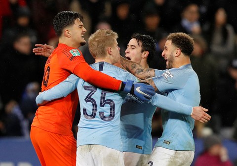 Đá bại Leicester trên chấm luân lưu, M.C vào bán kết League Cup - Ảnh 1. Đá bại Leicester trên chấm luân lưu, M.C vào bán kết League Cup - Ảnh 1.