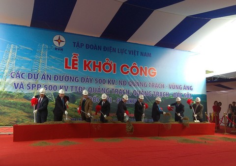 Khởi công 3 dự án ĐZ 500kv cung ứng điện miền Nam - Ảnh 2. Khởi công 3 dự án ĐZ 500kv cung ứng điện miền Nam - Ảnh 2.