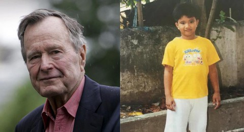 Bush cha làm bạn tâm thư với bé trai Philippines suốt 10 năm - Ảnh 3. Bush cha làm bạn tâm thư với bé trai Philippines suốt 10 năm - Ảnh 3.