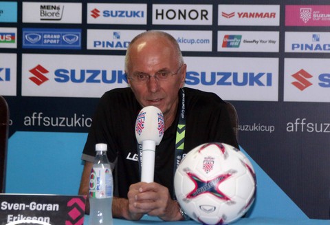 HLV Eriksson: Philippines đã đối đầu với đội bóng tốt nhất AFF Cup - Ảnh 1. HLV Eriksson: Philippines đã đối đầu với đội bóng tốt nhất AFF Cup - Ảnh 1.