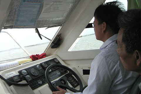 Sát hạch thuyền viên lái tàu trực tuyến, có camera giám sát - Ảnh 1. Sát hạch thuyền viên lái tàu trực tuyến, có camera giám sát - Ảnh 1.