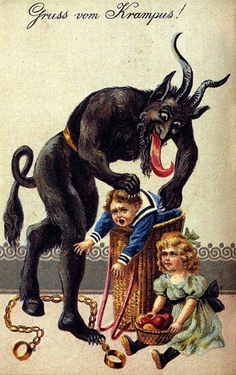 Quái vật Krampus nổi không thua ông già Noel mùa Giáng sinh - Ảnh 4. Quái vật Krampus nổi không thua ông già Noel mùa Giáng sinh - Ảnh 4.