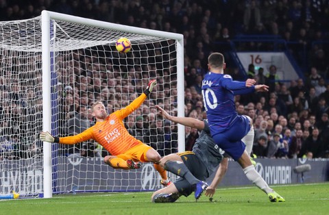 Vardy ‘nổ súng’, Leicester hạ gục Chelsea tại Stamford Bridge - Ảnh 1. Vardy ‘nổ súng’, Leicester hạ gục Chelsea tại Stamford Bridge - Ảnh 1.