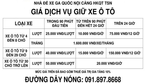 Sắp tăng giá giữ xe ở sân bay Tân Sơn Nhất - Ảnh 3. Sắp tăng giá giữ xe ở sân bay Tân Sơn Nhất - Ảnh 3.