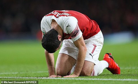 Gãy ngón chân, Mkhitaryan nghỉ thi đấu đến tháng 2-2019 - Ảnh 1. Gãy ngón chân, Mkhitaryan nghỉ thi đấu đến tháng 2-2019 - Ảnh 1.