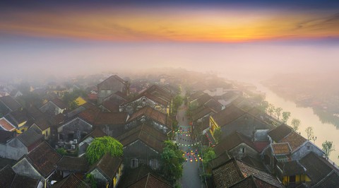 Hội An huyền ảo với góc nhìn từ trên cao - Ảnh 2. Hội An huyền ảo với góc nhìn từ trên cao - Ảnh 2.