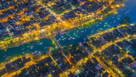 Hội An huyền ảo với góc nhìn từ trên cao - Ảnh 6. Hội An huyền ảo với góc nhìn từ trên cao - Ảnh 6.