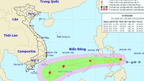 Áp thấp nhiệt đới đang tiến vào Biển Đông - Ảnh 1. Áp thấp nhiệt đới đang tiến vào Biển Đông - Ảnh 1.