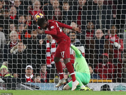 ‘Siêu dự bị’ Origi giúp Liverpool hạ Everton ở phút 90+6 - Ảnh 2. ‘Siêu dự bị’ Origi giúp Liverpool hạ Everton ở phút 90+6 - Ảnh 2.