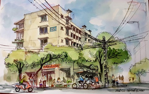 Ngày cuối năm chậm ngắm chất thơ của nhà tập thể già nua Hà Nội - Ảnh 8. Ngày cuối năm chậm ngắm chất thơ của nhà tập thể già nua Hà Nội - Ảnh 8.