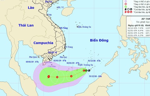 Biển Đông xuất hiện áp thấp mới, khả năng mạnh thành bão - Ảnh 1. Biển Đông xuất hiện áp thấp mới, khả năng mạnh thành bão - Ảnh 1.