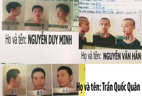 Truy tìm 3 người trốn khỏi trại tạm giam Công an tỉnh Kiên Giang - Ảnh 1. Truy tìm 3 người trốn khỏi trại tạm giam Công an tỉnh Kiên Giang - Ảnh 1.