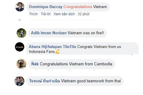 Cổ động viên Malaysia chúc mừng tuyển Việt Nam ngay lập tức! - Ảnh 4. Cổ động viên Malaysia chúc mừng tuyển Việt Nam ngay lập tức! - Ảnh 4.