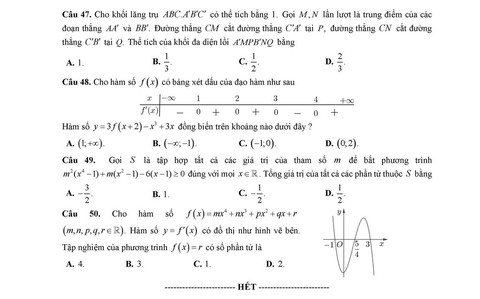 Bộ GD-ĐT công bố đề tham khảo thi THPT quốc gia 2019 - Ảnh 7. Bộ GD-ĐT công bố đề tham khảo thi THPT quốc gia 2019 - Ảnh 7.