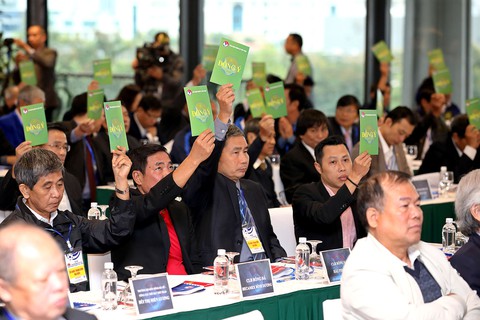 Thứ trưởng Lê Khánh Hải trúng cử chủ tịch VFF khóa 8 - Ảnh 1. Thứ trưởng Lê Khánh Hải trúng cử chủ tịch VFF khóa 8 - Ảnh 1.