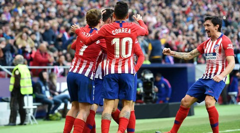 Thắng đậm, Atletico Madrid san bằng cách biệt với Barca - Ảnh 2. Thắng đậm, Atletico Madrid san bằng cách biệt với Barca - Ảnh 2.