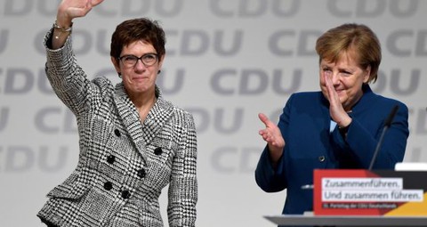 Đảng cầm quyền Đức bầu tiểu Merkel làm lãnh đạo đảng - Ảnh 1. Đảng cầm quyền Đức bầu tiểu Merkel làm lãnh đạo đảng - Ảnh 1.