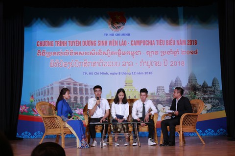 Tuyên dương 130 sinh viên Lào, Campuchia tiêu biểu - Ảnh 3. Tuyên dương 130 sinh viên Lào, Campuchia tiêu biểu - Ảnh 3.