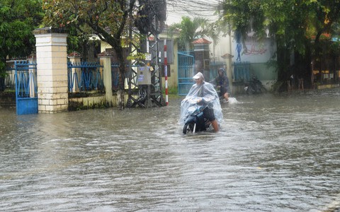Mưa lớn suốt 2 ngày, nhiều nơi ở Quảng Nam, Bình Định ngập sâu - Ảnh 3. Mưa lớn suốt 2 ngày, nhiều nơi ở Quảng Nam, Bình Định ngập sâu - Ảnh 3.