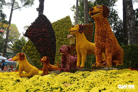 Hội hoa xuân Tao Đàn đã mở cửa đợi khách thưởng hoa - Ảnh 11. Hội hoa xuân Tao Đàn đã mở cửa đợi khách thưởng hoa - Ảnh 11.